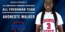 Ahoneste Walker: All Conference Honorable Mention & All Freshman Team