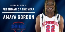 Amaya Gordon: Region II Freshman of the Year.